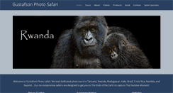 Desktop Screenshot of gustafsonphotosafari.net