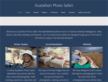 Tablet Screenshot of gustafsonphotosafari.net